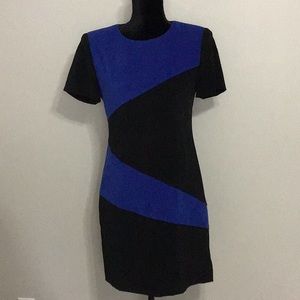 Black/blue Vintage “Jessica Howard” Dress - Sz 6P